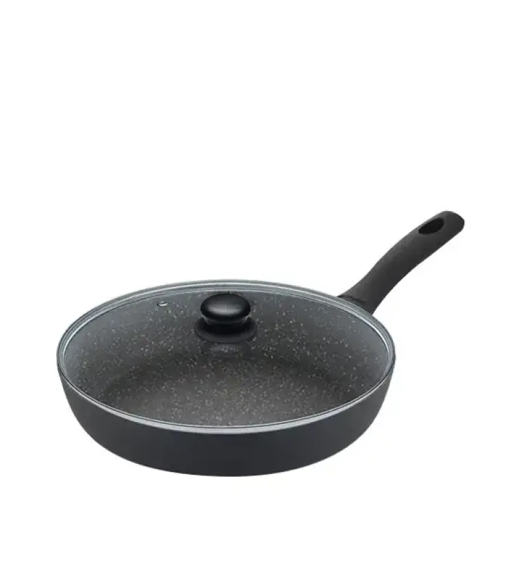 GERLACH GRANITEX Patelnia z powłoką ceramiczną ILAG Xera Dur 2® 28 cm + pokrywka 28 cm