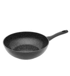 GERLACH GRANITEX Wok z powłoką ceramiczną ILAG Xera Dur 2® 28 cm + pokrywka / aluminium