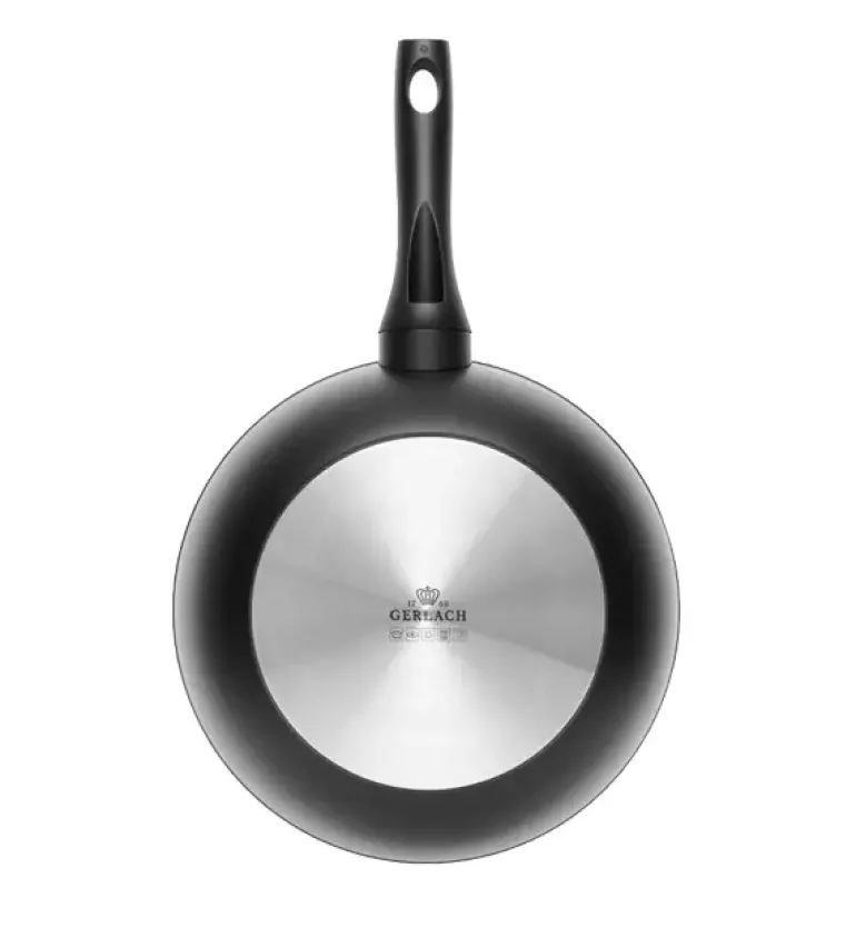 GERLACH GRANITEX Wok z powłoką ceramiczną ILAG Xera Dur 2® 28 cm + pokrywka / aluminium