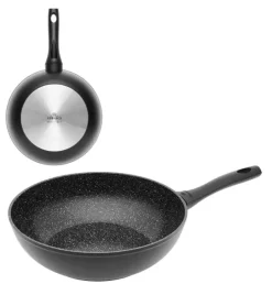 GERLACH GRANITEX Wok z powłoką ceramiczną ILAG Xera Dur 2® 28 cm / aluminium