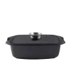 GERLACH GRANITEX Zestaw patelni z powłoką ceramiczną ILAG Granitec® 24, 28 cm + Brytfanna 32 cm z pokrywką / aluminium