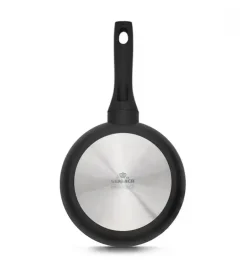GERLACH GRANITEX Zestaw patelni z powłoką ceramiczną ILAG XERA DUR 2, 20, 24, 28 cm z pokrywkami / 6 elementów / aluminium