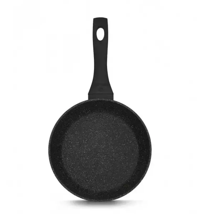 GERLACH GRANITEX Zestaw patelni z powłoką ceramiczną ILAG XERA DUR 2, 20, 24, 28 cm z pokrywkami / 6 elementów / aluminium