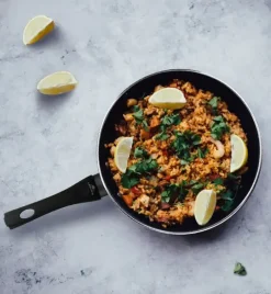 GERLACH HARMONY CLASSIC Patelnia 28 cm z pokrywką / powłoka ceramiczna ILAG / 2 elementy