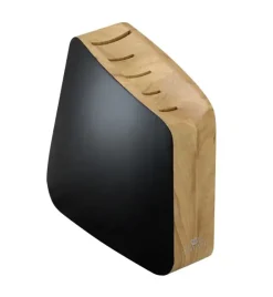 GERLACH LOFT Komplet 5 noży w bloku + ostrzałka 2w1 + nożyce do drobiu + deska dębowa