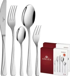 Gerlach Mango Sztućce Komplet 60 el pudełko / 12 osób / połysk