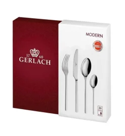 Gerlach Modern Sztućce Komplet 24 el pudelko / 6 osób / połysk