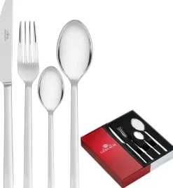 Gerlach Modern Sztućce Komplet 96 el (4x24) pudełko / 24 osoby/ połysk