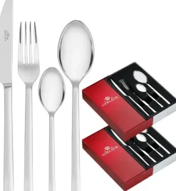 Gerlach Modern Sztućce Komplet 72 el (3x24) pudełko / 18 osób / połysk