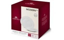 GERLACH MODERN WHITE Komplet serwis obiadowy 6 os 18 el / porcelana