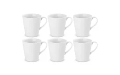 GERLACH MODERN WHITE Komplet kubków 280 ml 6 os 6 el / porcelana