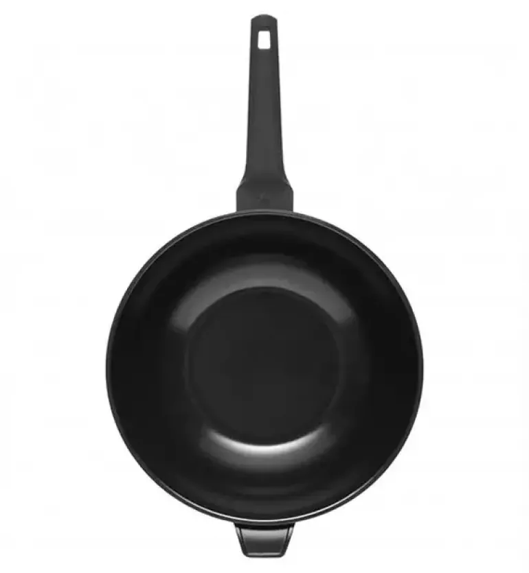 GERLACH MONOLIT Wok 30 cm / szwajcarska powłoka ceramiczną ILAG Xera Dur 2® / aluminium