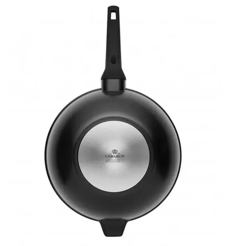 GERLACH MONOLIT Wok 30 cm / szwajcarska powłoka ceramiczną ILAG Xera Dur 2® / aluminium