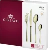 GERLACH MUZA GOLD Sztućce Komplet 24 el pudełko / 6 osób / połysk / złote sztućce