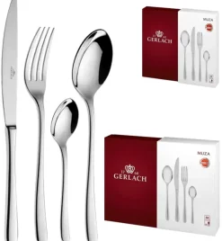 GERLACH MUZA Sztućce Komplet 92 el dla 18 osób (68P+ 24P) połysk
