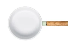 GERLACH NATUR ENAMEL ZIELONY Rondel emaliowany 2 l z pokrywką 18 cm / stal węglowa
