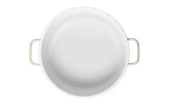 GERLACH NATUR ENAMEL ZIELONY Garnek emaliowany 5 l z pokrywką 24 cm / stal węglowa