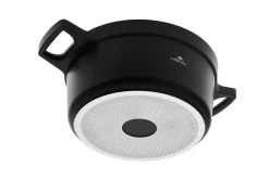 GERLACH NATUR Garnek 4,5 L z pokrywką 24 cm / 2 elementy / powłoka ILAG Xera Dur 2 Ceramic / indukcja