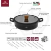 GERLACH NATUR Garnek 4,2 L z pokrywką 28 cm / 2 elementy / powłoka ILAG Xera Dur 2 Ceramic / indukcja