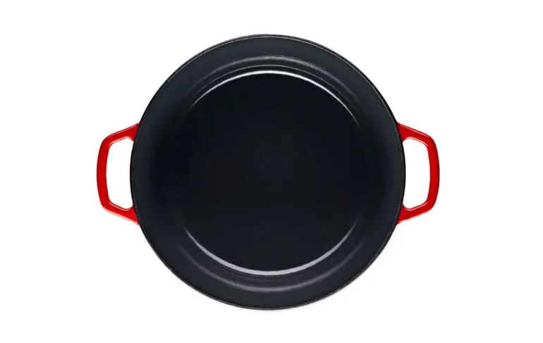 GERLACH NATUR IRON Garnek 5 L z pokrywką 26 cm / żeliwo / czerwony gradient