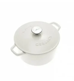 GERLACH NATUR IRON Komplet 2 garnków z pokrywkami 3L + 5L | żeliwo | indukcja