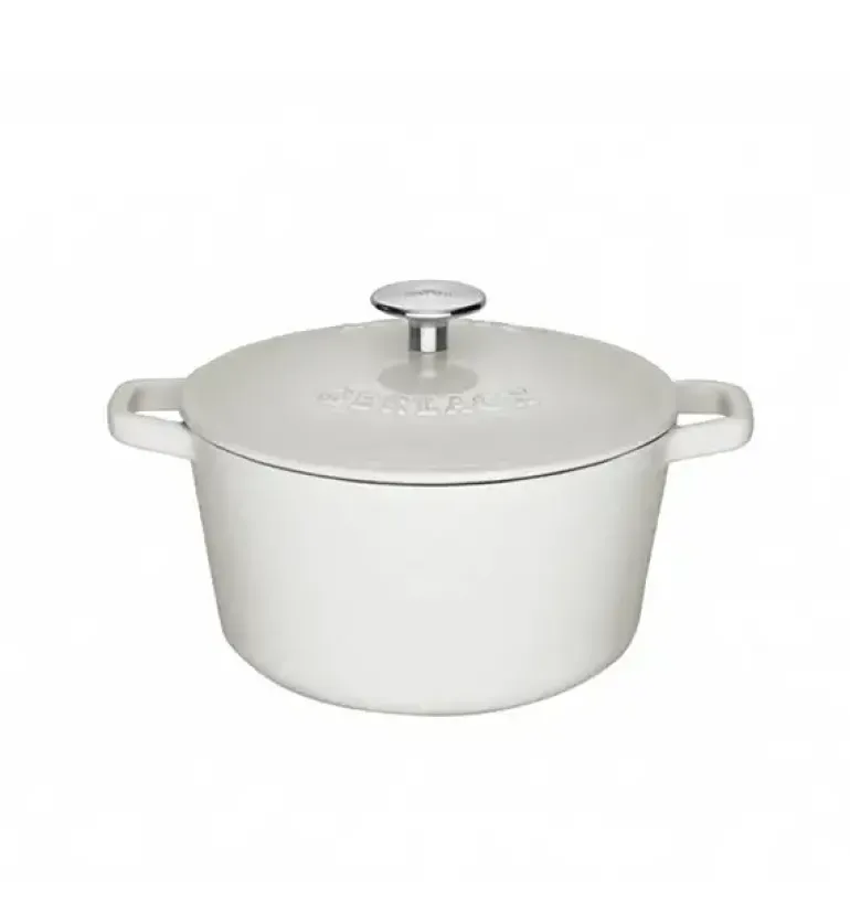 GERLACH NATUR IRON Komplet 2 garnków z pokrywkami 3L + 5L | żeliwo | indukcja