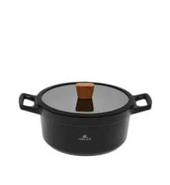 GERLACH NATUR Komplet garnków 24, 28 cm + Garnek stalowy 7 L / powłoka ceramiczna