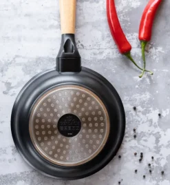 GERLACH NATUR Komplet garnków 24, 28 cm + Patelnie Natur 20, 28 cm / powłoka ILAG Xera Dur 2 Ceramic / indukcja