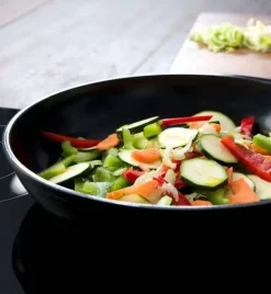 GERLACH NATUR Komplet patelni 20, 24, 28 cm z powłoką ceramiczną ILAG® Non-Stick Xera Dur 2 + pokrywki szklane