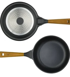 GERLACH NATUR Patelnia 28 cm z powłoką ceramiczną ILAG® Non-Stick Xera Dur 2