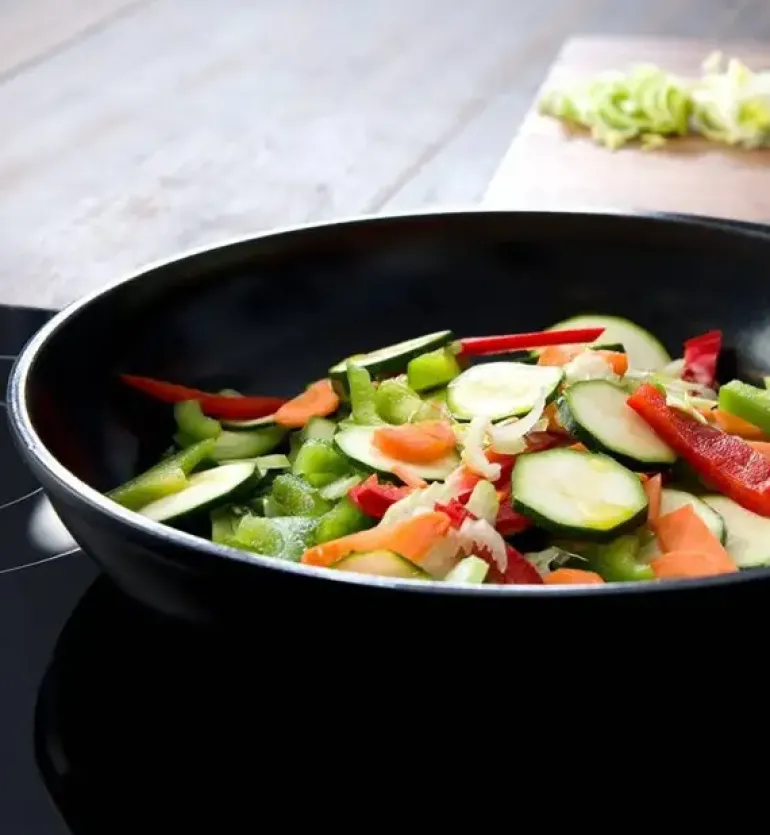 GERLACH NATUR Patelnia 28 cm z powłoką ceramiczną ILAG® Non-Stick Xera Dur 2