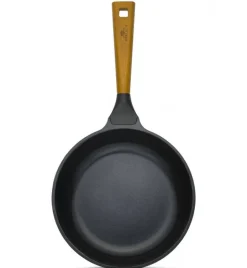 GERLACH NATUR Patelnia 28 cm z powłoką ceramiczną + pokrywka silikonowa | ILAG® Non-Stick Xera Dur 2