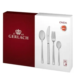 GERLACH ONDA Sztućce Komplet 68 el pudełko / 12 osób / połysk