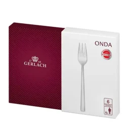 GERLACH ONDA Sztućce Komplet 30 el (24+dodatki) pudełko / 6 osób / połysk
