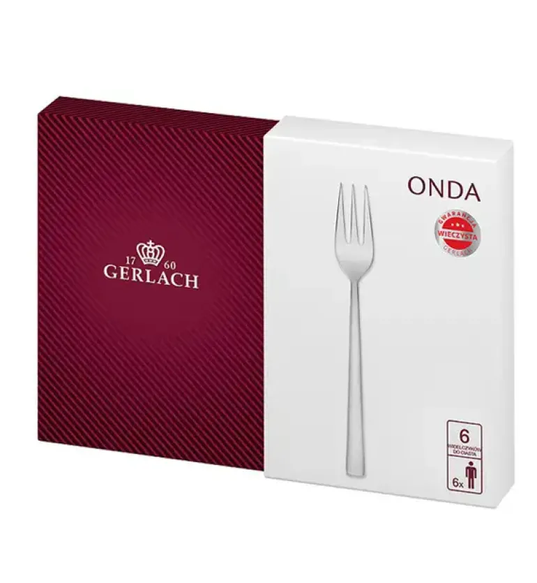 GERLACH ONDA Sztućce Komplet 90 el (3x30 el) pudełko / 18 osób / połysk