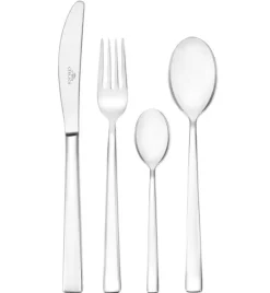 GERLACH ONDA Sztućce Komplet 48 el (2x24) pudełko / 12 osób / połysk