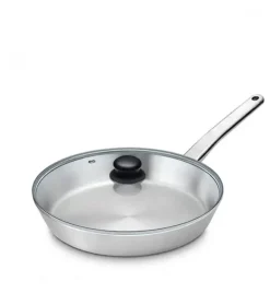 GERLACH PRESTIGE Patelnia całostalowa 28 cm + pokrywka 28 cm / indukcja