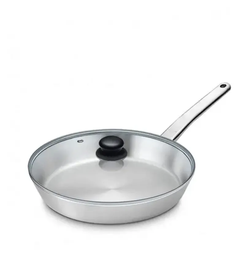GERLACH PRESTIGE Patelnia całostalowa 28 cm + pokrywka 28 cm / indukcja