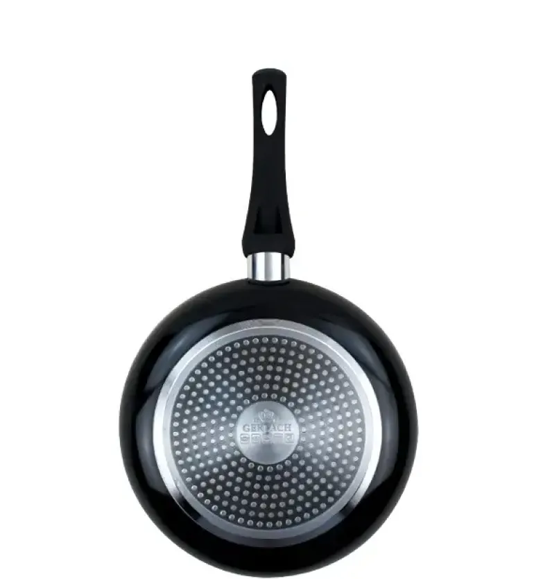 GERLACH PRIME Komplet Garnki z pokrywkami 6 el + patelnie Gerlach Initial 20, 24, 28 cm + pokrywki szklane