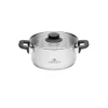 GERLACH PURE Komplet Garnki z pokrywkami 10 el / indukcja + Gerlach Granitex Patelnia 20, 28 cm