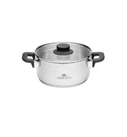 GERLACH PURE Komplet Garnki z pokrywkami 10 el / indukcja + Gerlach Granitex Patelnia 20, 24, 28 cm
