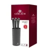 GERLACH SMART GRANIT Komplet 5 noży w bloku + Tasak do ziół z deską +deska Natur mała