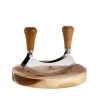 GERLACH SMART GRANIT Komplet 5 noży w bloku + Tasak do ziół z deską +komplet dwóch desek