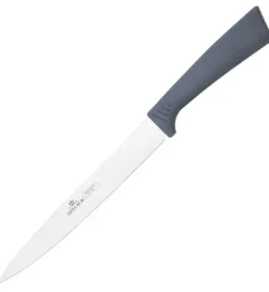 GERLACH SMART GREY Komplet 5 noży w bloku +ostrzałka 3w1