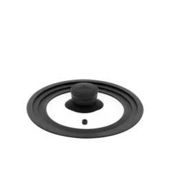 GERLACH SMART Komplet dwóch pokrywek 16/18/20 + 24/26/28 cm/ szkło + silikon