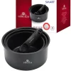 GERLACH SMART 994 Komplet 3 garnków 16/18/20 cm + odpinana rączka / indukcja