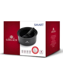GERLACH SMART 994 Komplet 3 garnków 16/18/20 cm + odpinana rączka / indukcja