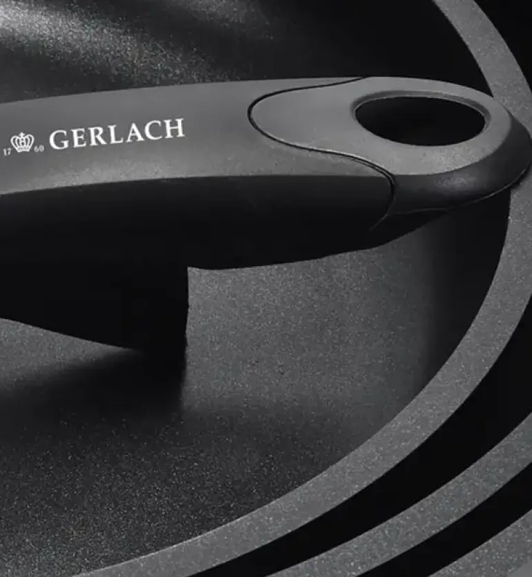 GERLACH SMART 994 Komplet 3 patelni 20/24/28 cm + odpinana rączka / indukcja