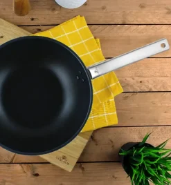 GERLACH SOLID LITE WOK 28 cm / indukcja / powłoka ceramiczna ILAG Xera Dur 2