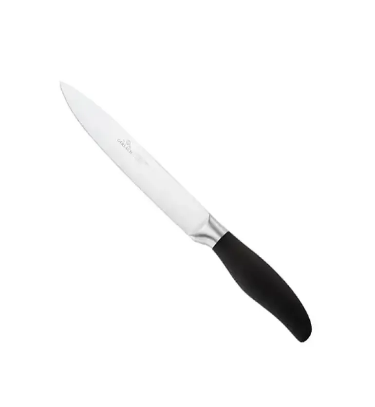 GERLACH STYLE PLUS Komplet 5 noży w bloku + Natur Tasak do ziół z deską